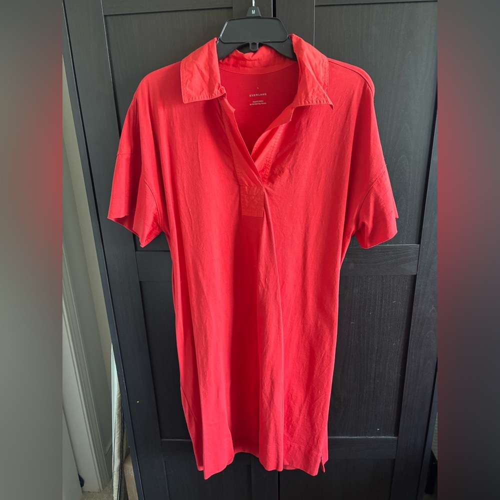 Everlane Vibrant Red women’s polo dress